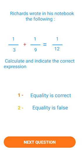 Maths 6th grade Screen 2
