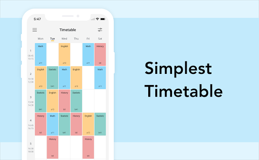 Simple Timetable・Simple & Beat Screenshot 1 - AppWisp.com