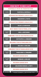 cricket forecast ( prediction, BBL ,BPL, IPL,PSL ) 9.2 APK screenshots 5