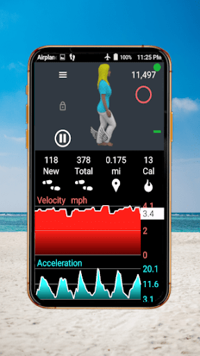Screenshot of StepsMagic (Pro) step counter