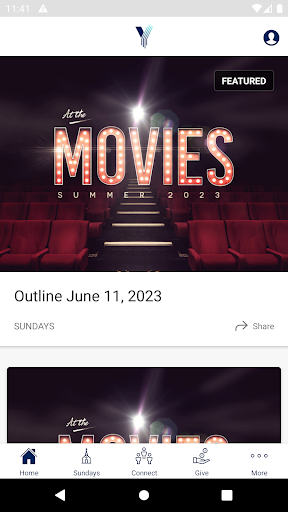 Android application Youngsville Community Church screenshort
