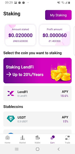 Lend Fi Screen 2