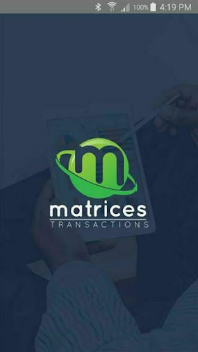 Android application Matrices Transactions screenshort