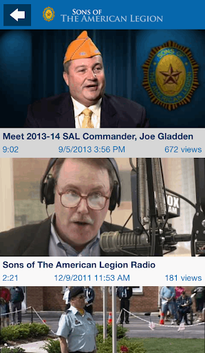 Sons of The American Legion Screen 3