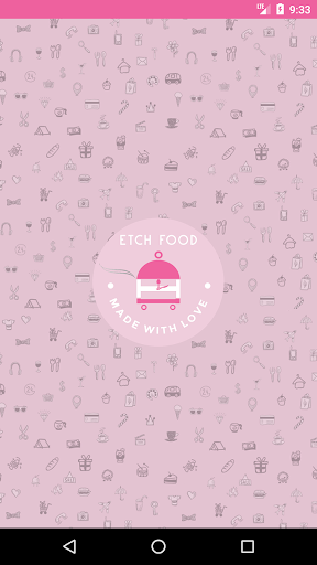 Android application ETCH FOOD screenshort