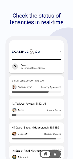 Android application RentProfile Agents screenshort