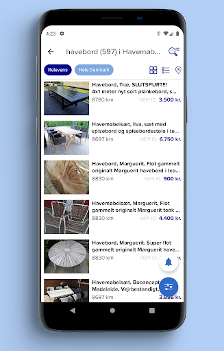 DBA – buy and sell used goods Screen 3