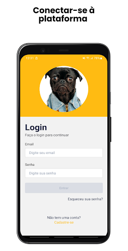 Android application Pet Rescue: Adote um Pet screenshort