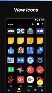 Zephyr - Icon Pack Captura de pantalla