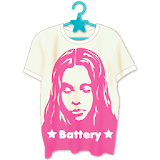 X-girl T-shirt Battery-Free icon