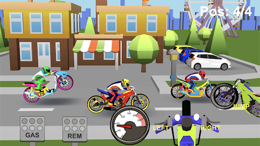 Indonesia Drag Moto Racing 3D Screen 3