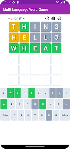 Multi Language Word Game - Screenshot 3