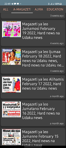 Android application assengaonline screenshort