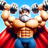 Lifting Super Hero Gym Clicker icon