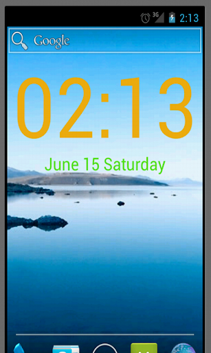 My Color Digital Clock Pro Screen 3