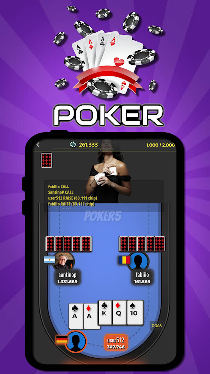 Poker 5 Card draw Casino Slots - 1.0.48 - (Android)