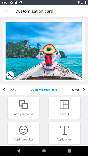 Smart PostCard Screen 3