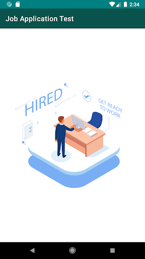 Android application DTL Job application test screenshort