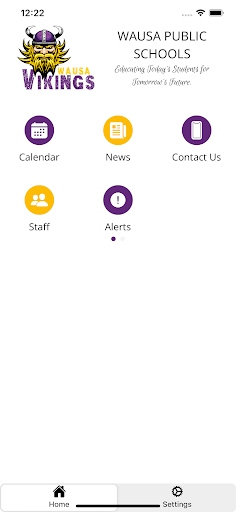 Android application Wausa Public Schools screenshort