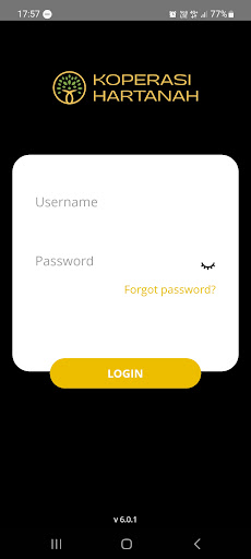 Android application Koperasi Hartanah screenshort