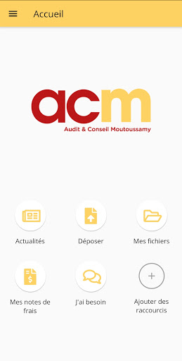 Android application ACM screenshort
