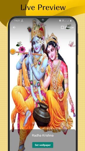 Radhe Krishna Live Wallpaper Screen 3