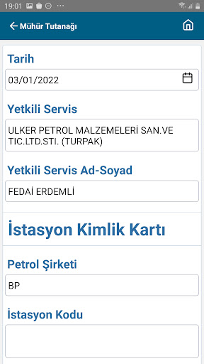 EPDK Mühür Takip Screen 2