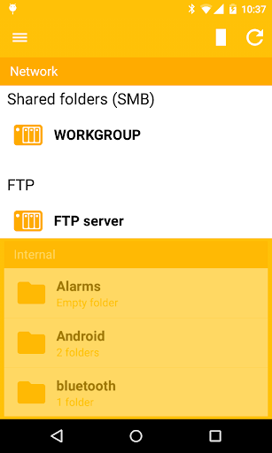 Archos File Manager Screen 3