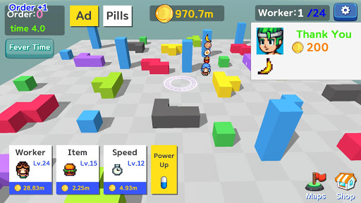 Android application Tiny Delivery Idle screenshort