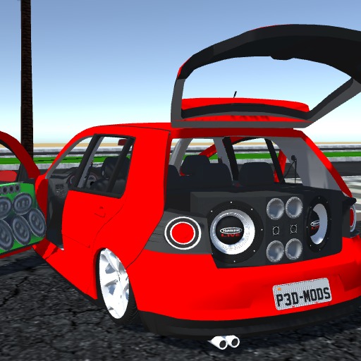 Mods GTA San Andreas: Vw Gol Bola Rebaixado com Muito Som