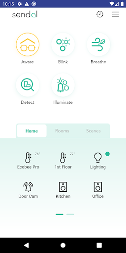Android application Sendal screenshort
