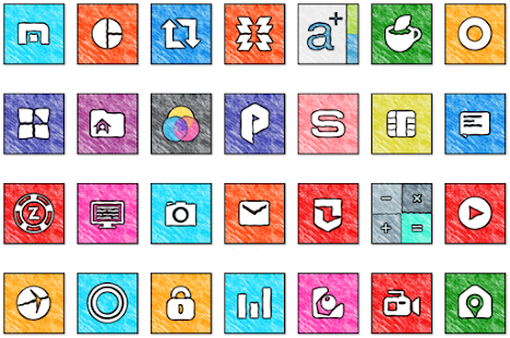 WhatsArt - Icon Pack -kuvakaappaus