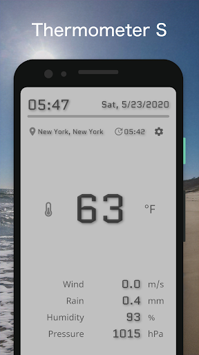 Android application Thermometer S screenshort