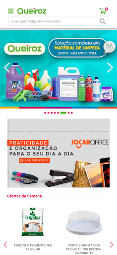 Android application Lojas Queiroz screenshort