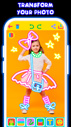 Drawing For Kids - Glow Draw - Screenshot 3