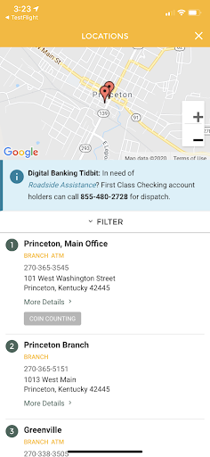 First Southern National Bank Screen 2
