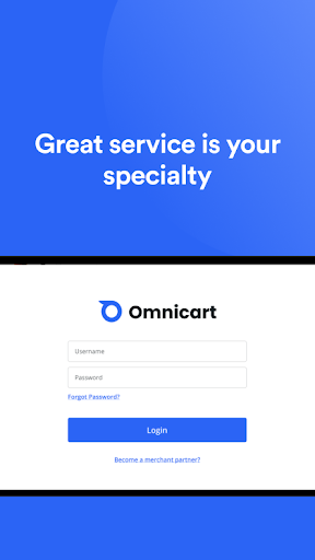 Android application Omnicart Orders screenshort