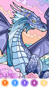Cartoon Dragon Coloring Book