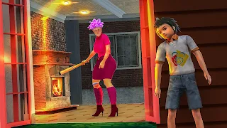 Evil Horror Teacher 3D - Screenshot 1