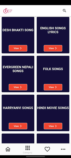 Nepali Songs Lyrics Screen 2