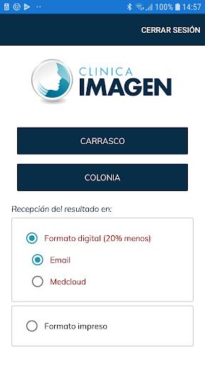 Clínica Imagen Screen 2