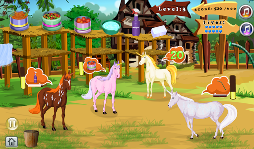 Caring for Unicorn, Horse Game