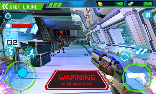 Robot Gun War Shooting Fighter Screen 3