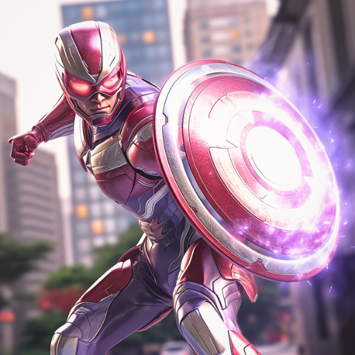 Captain Super Shield Hero Man