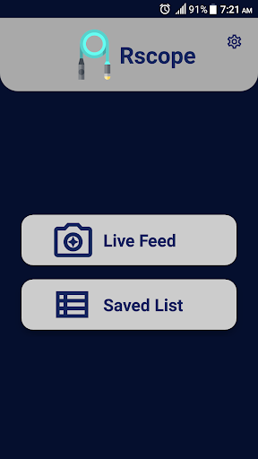Android application Rscope screenshort