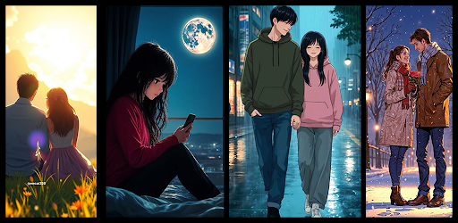 Anime Couple Wallpapers 4K