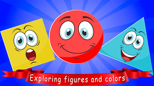 Android application Learn shapes — kids games screenshort