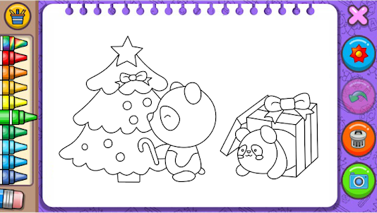 Kawaii Christmas Coloring