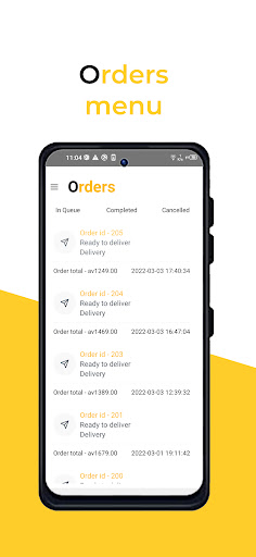 FoodBee Resturant App Screen 2