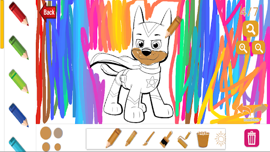 Paw Puppy Coloring 3